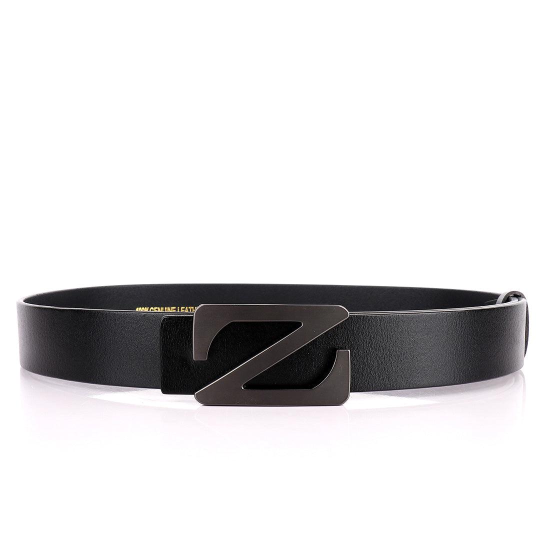 Men's Authentic Leather Black Belt - Obeezi.com