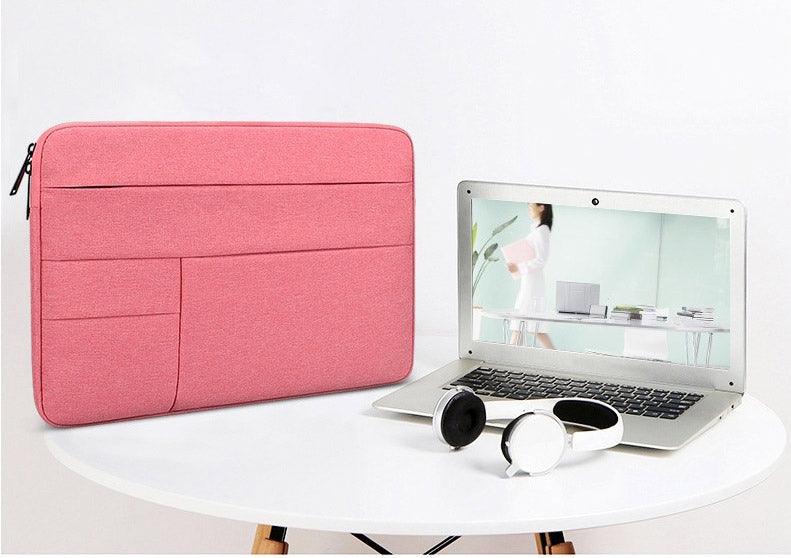 Men's Briefcase Designed Zipper Ultra Light Laptop Bag-Pink - Obeezi.com