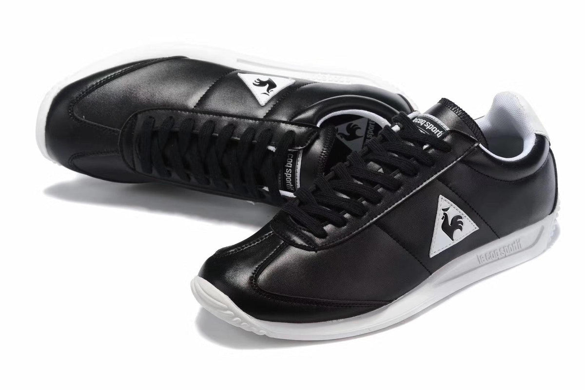 Men's-Le Coq Sportif Low Craft Black Sneakers - Obeezi.com