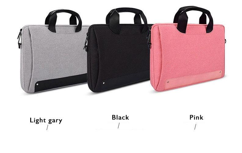 Men's Simple Briefcase Designed Ultra Light Laptop Bag- Black - Obeezi.com
