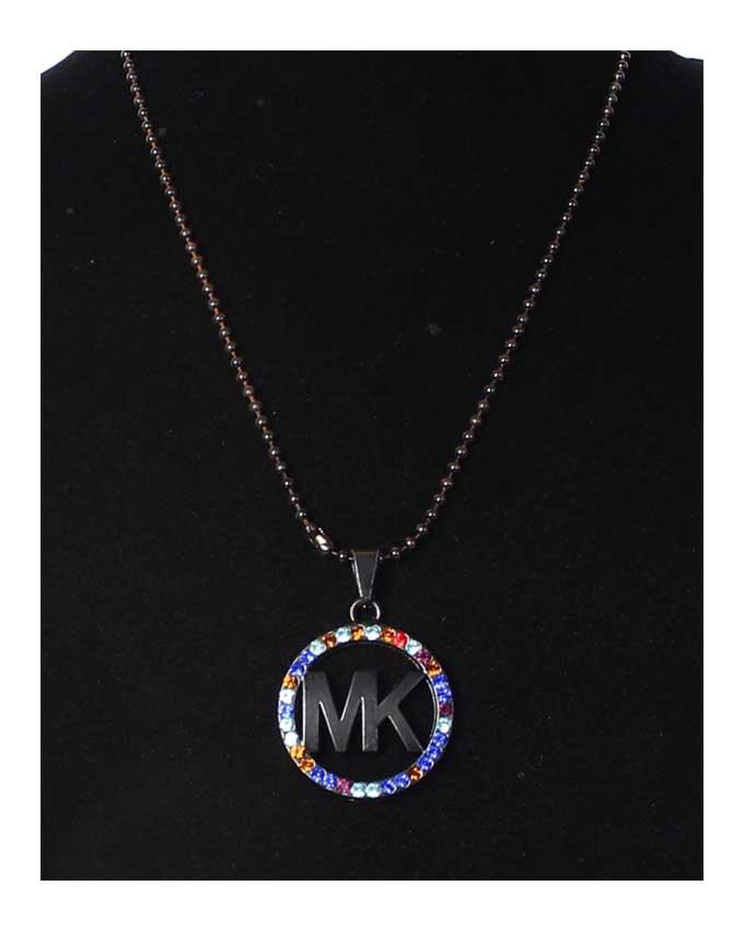 Michael Kors Bead Necklace With Crystals Designs - Obeezi.com