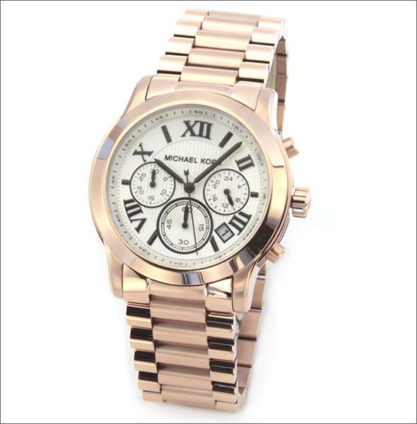 Michael Kors Cooper Rose Gold-tone Chronograph Women's Watch MK5929 - Obeezi.com