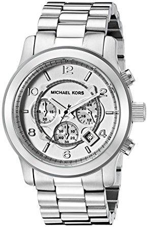 Michael Kors MK8086 Men's Runway Silver-Tone Watch - Obeezi.com