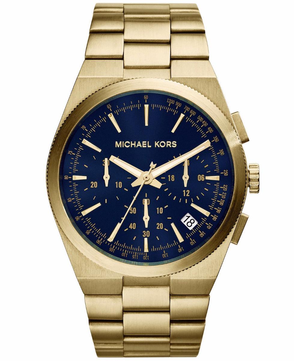 Michael Kors MK8338 Men's Channing Gold Tone Chronograph Watch - Obeezi.com
