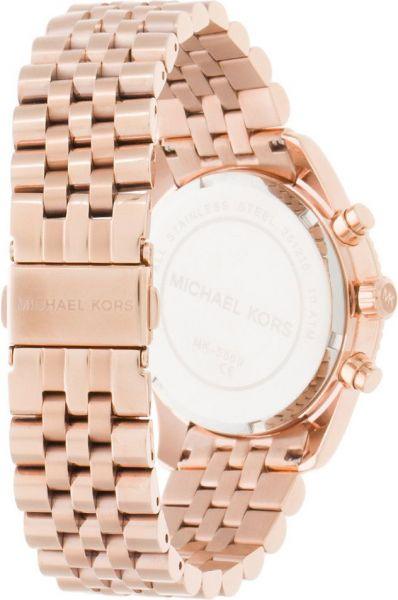 Michael Kors Women's MK5569 'Lexington' Rose Gold-Tone Watch - Obeezi.com