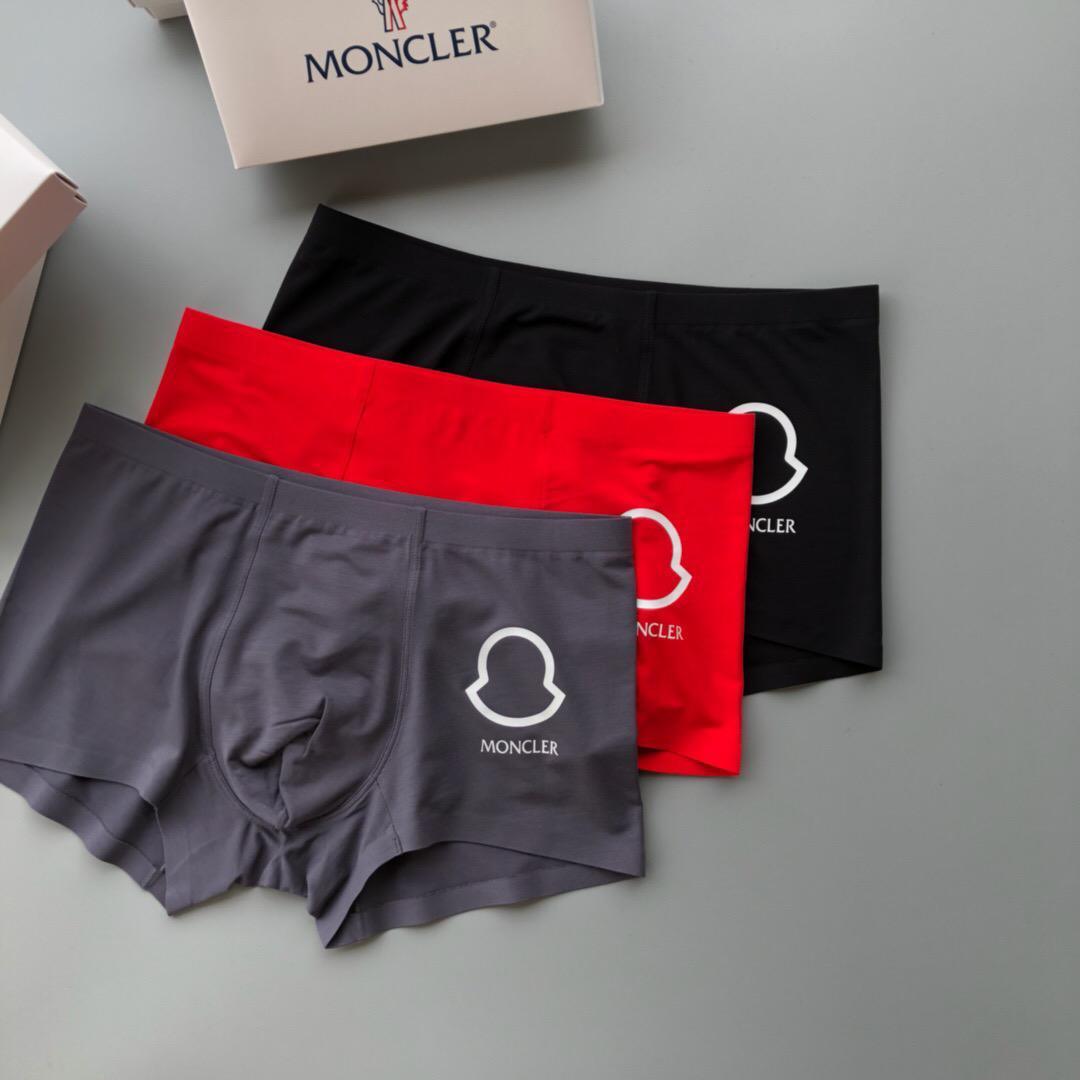 Monc 3 Packs Stretch Organic Cotton Boxers - Obeezi.com