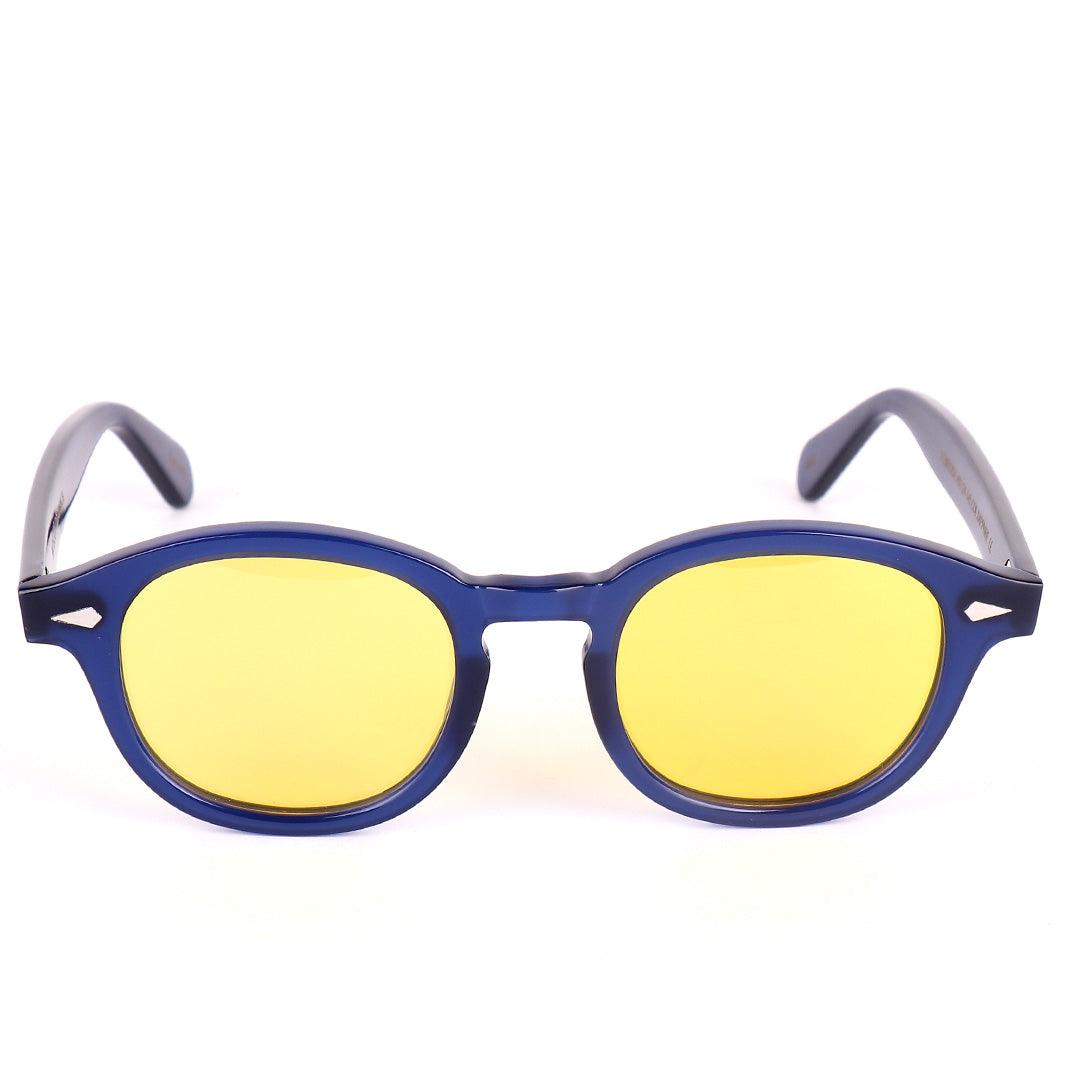 Moscot Originals Lemtosh Blue And Yellow Lens Sunglasses - Obeezi.com