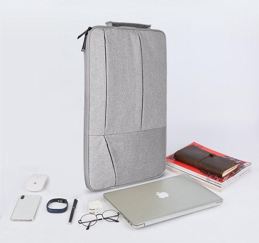 Multifunction High Quality Waterproof Laptop Sleeve Bag-Grey - Obeezi.com