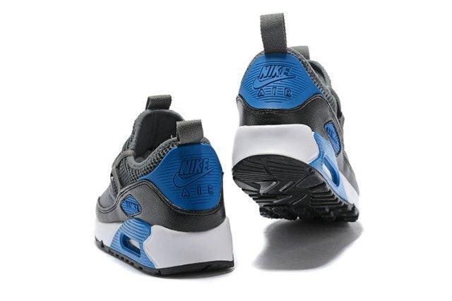 N A M 90 Ez Wolf Grey Cool Grey Laser Blue Black White AO1745 004 Men's Running Shoes - Obeezi.com