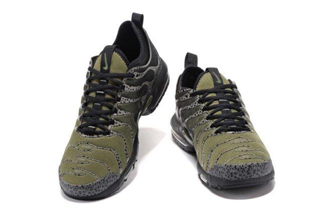 N A M Plus TN Ultra Olive Green Black Men's Running Shoes - Obeezi.com