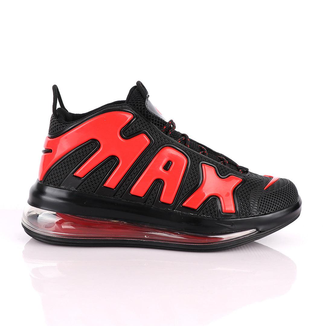 NAM Up Tempo Men Running Sneakers Black Red - Obeezi.com