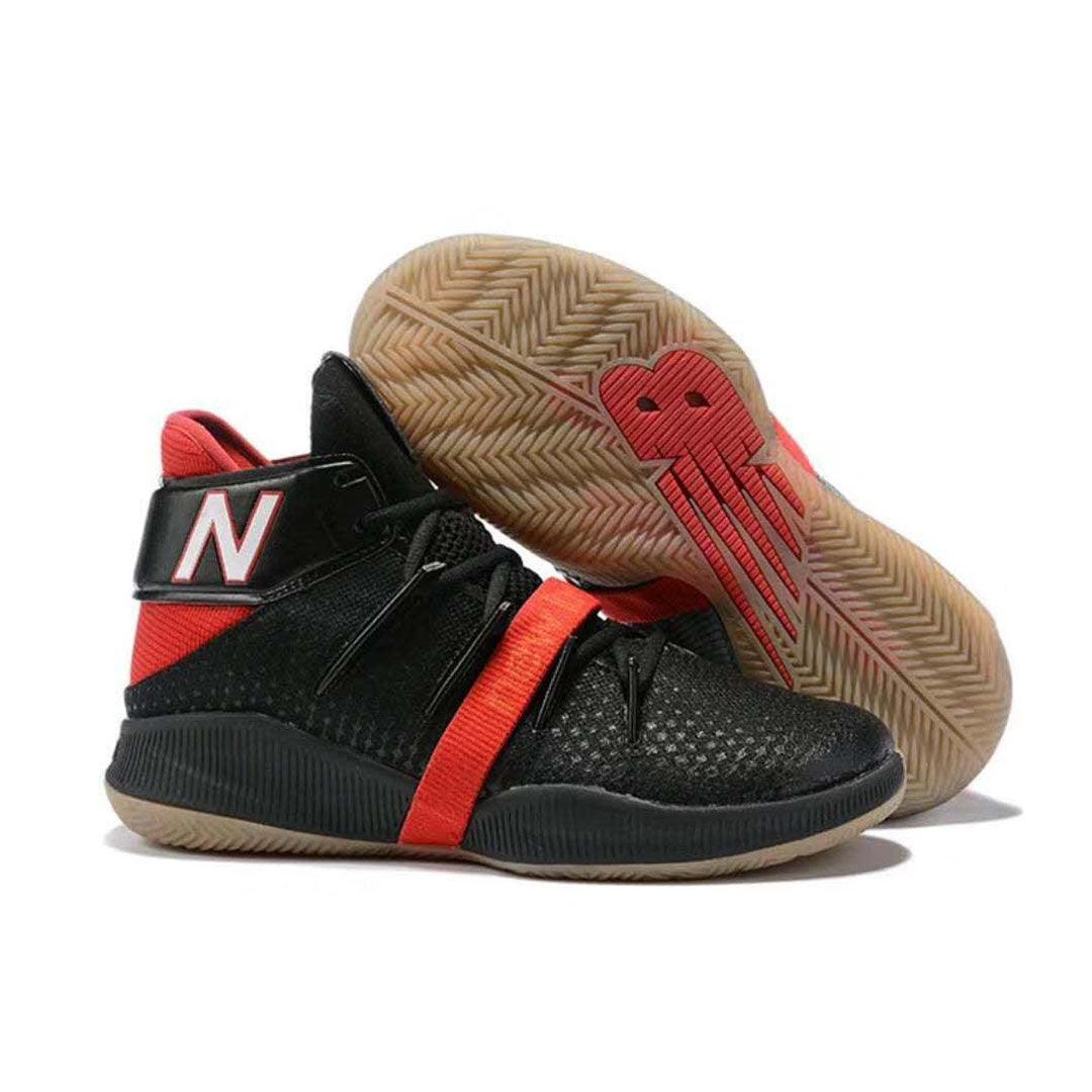 NB Omn1 Playoffs Nba Men Basketball Black and Red Sneakers - Obeezi.com