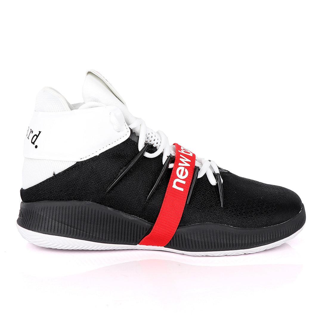 NB Omn1 Playoffs Nba Men Basketball Black and White Sneakers - Obeezi.com