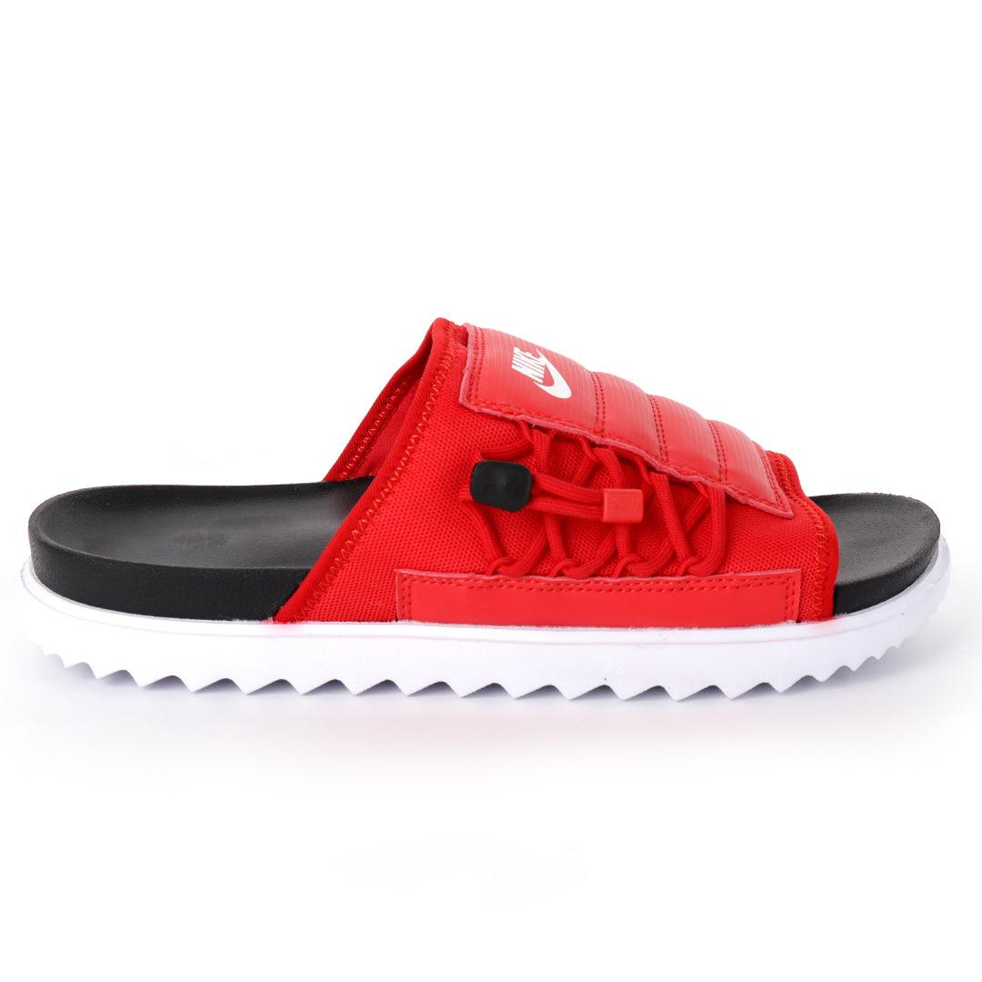 NK Asuna Red Slide With White Rubber Sole - Obeezi.com