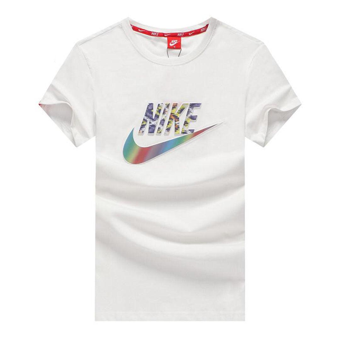 NK Classic Fit Cotton White T-shirt - Obeezi.com