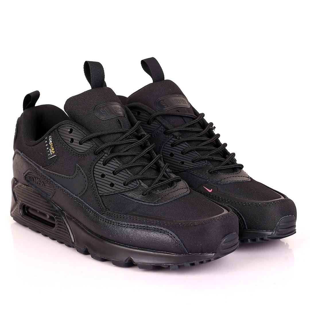 NK Cordura All Black Comfy Sneakers - Obeezi.com