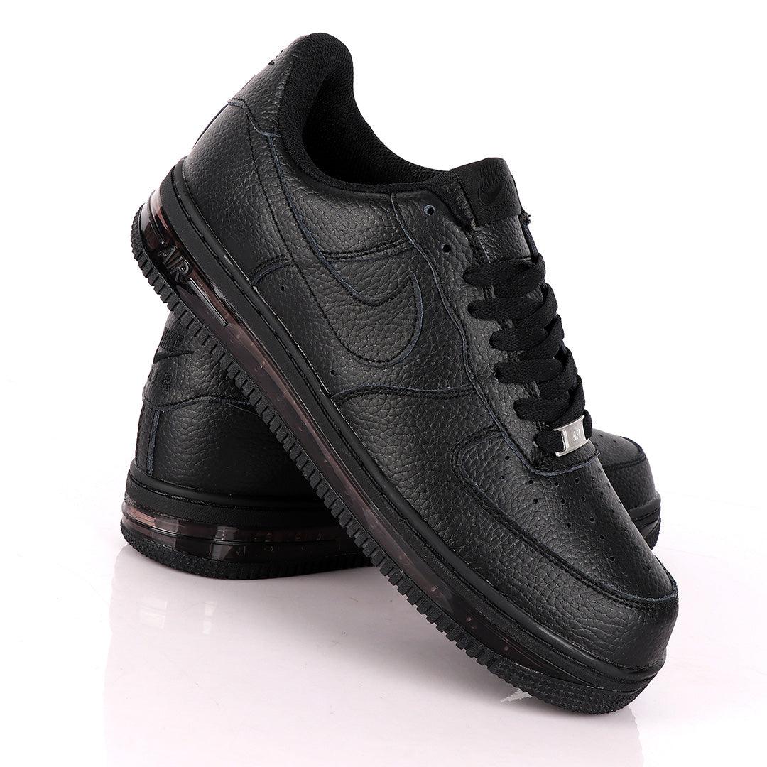 NK Force 1 Translucent Panel Designed Sneakers- Black - Obeezi.com