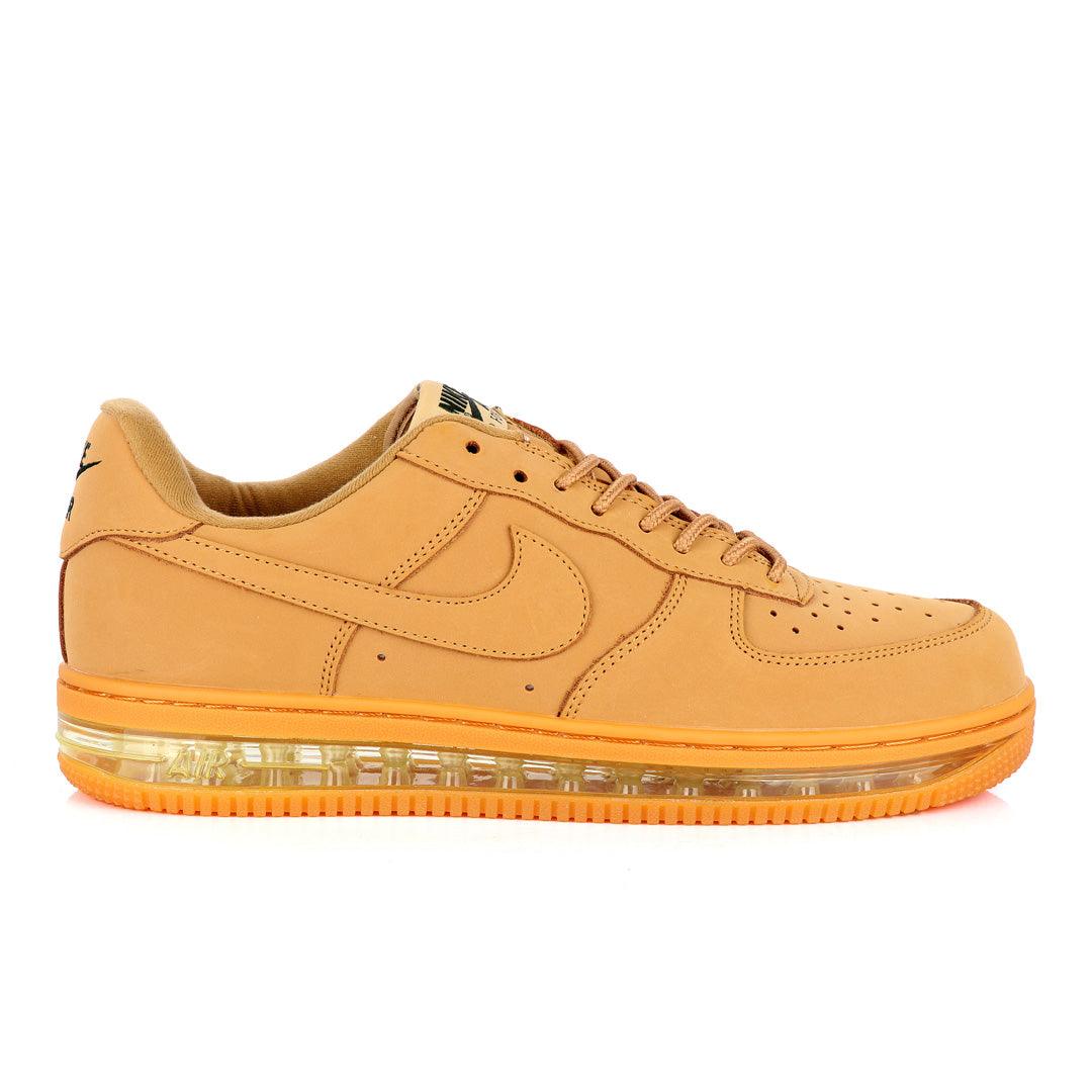NK Force 1 Translucent Panel Designed Sneakers- Brown - Obeezi.com