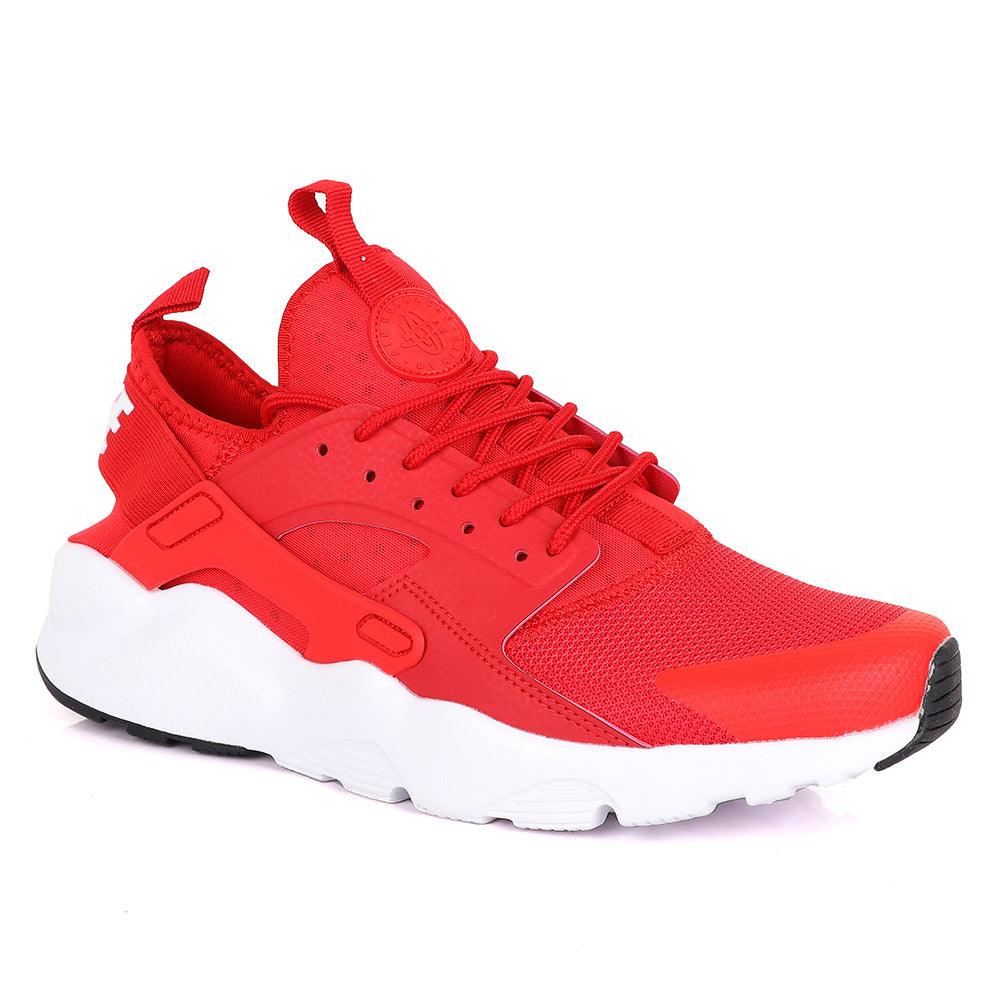 NK Huarache Ultra Red and White Sneaker - Obeezi.com