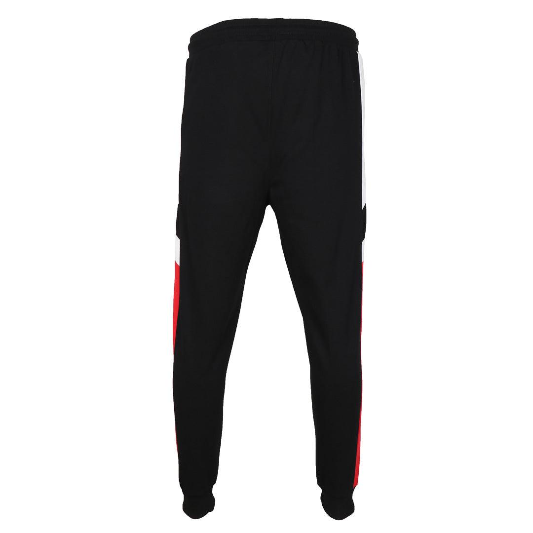 NK International Sportswear Men's Joggers- Black Red - Obeezi.com