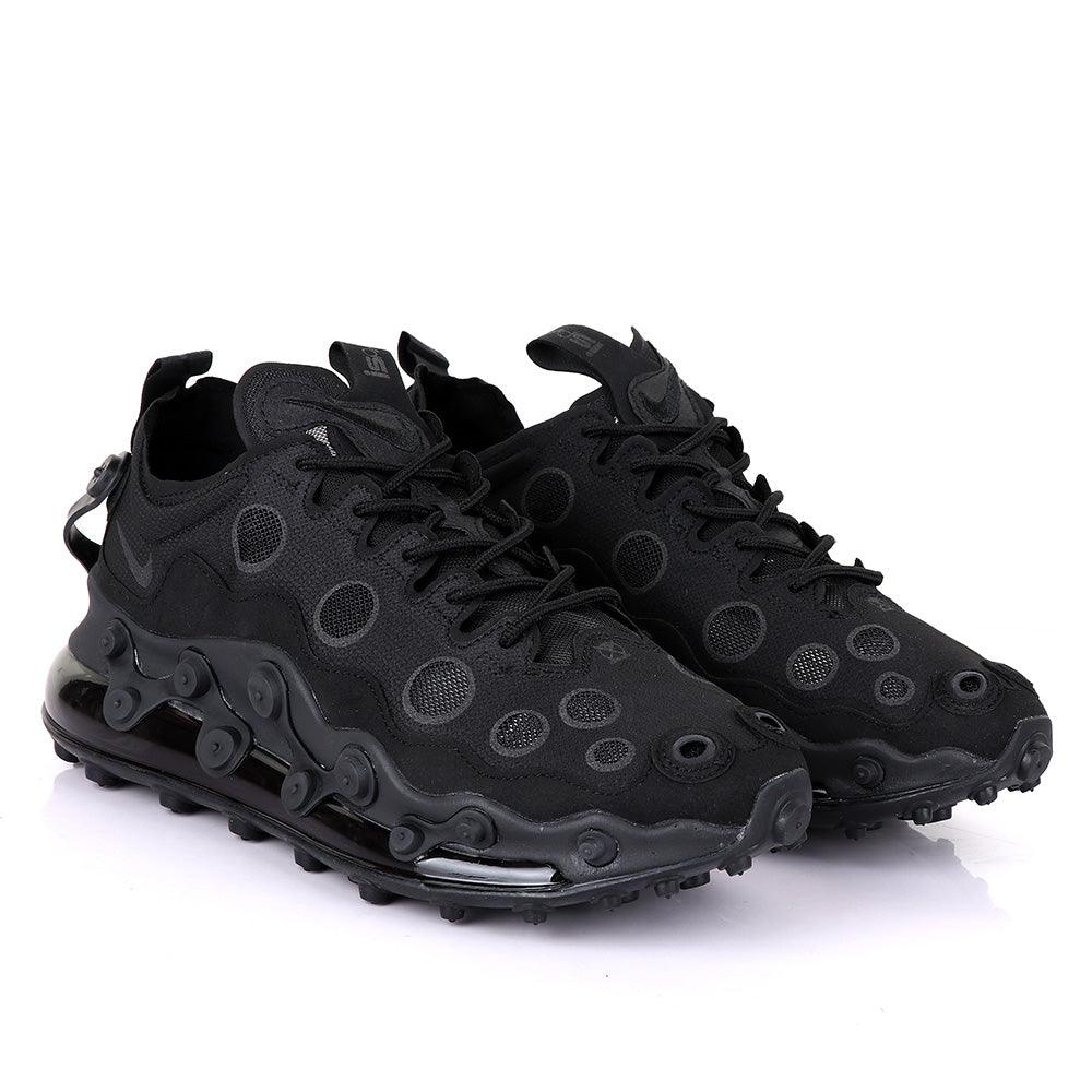 Nk Ispa AM 720 Adapt Black Poka Dot Black Sneakers - Obeezi.com