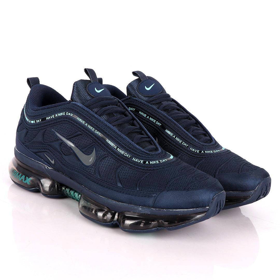 NK Max Navy Blue Sneakers With Tuned Pressure Sole - Obeezi.com