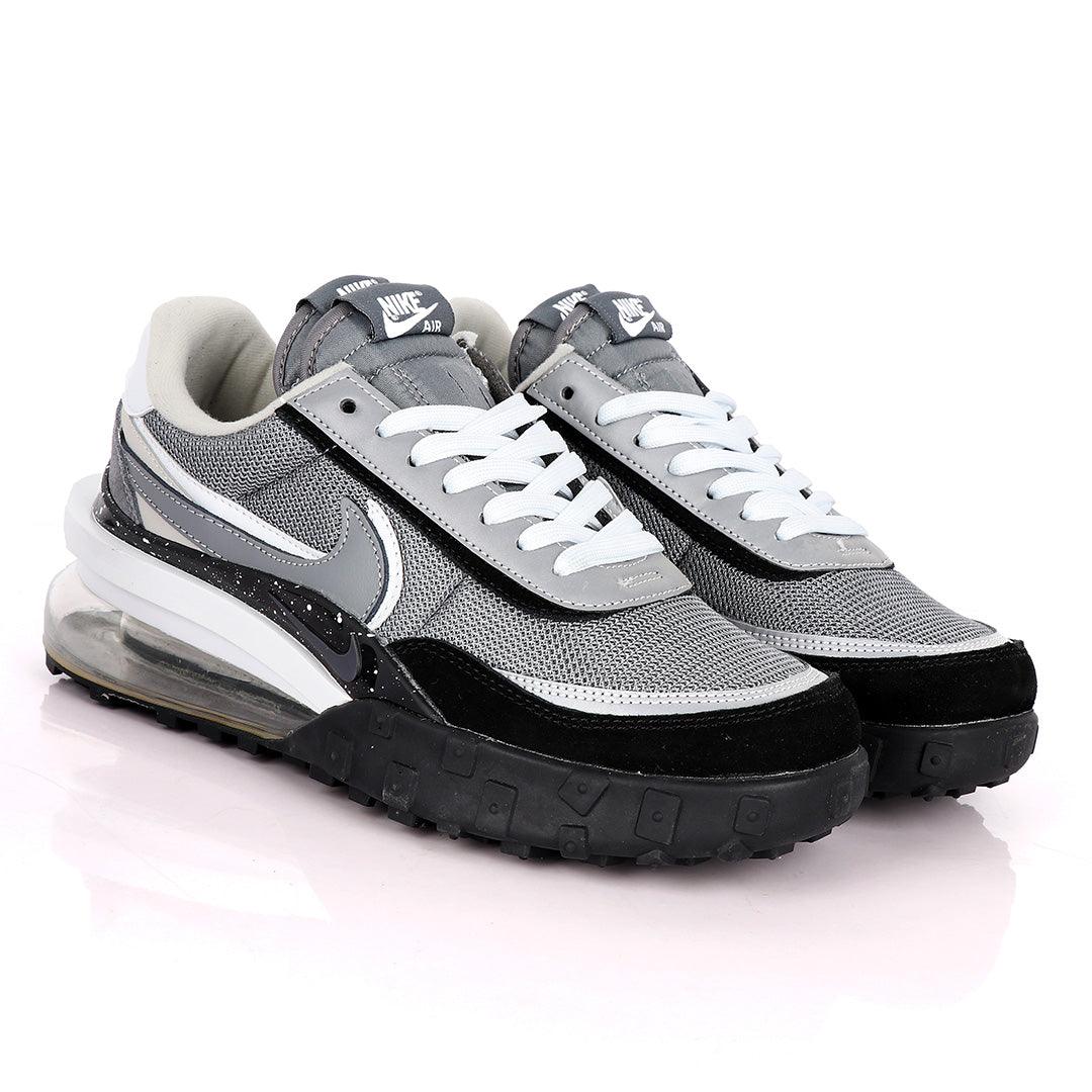 NK Sacai Waffle Tailwind Carbon Grey Sneakers - Obeezi.com