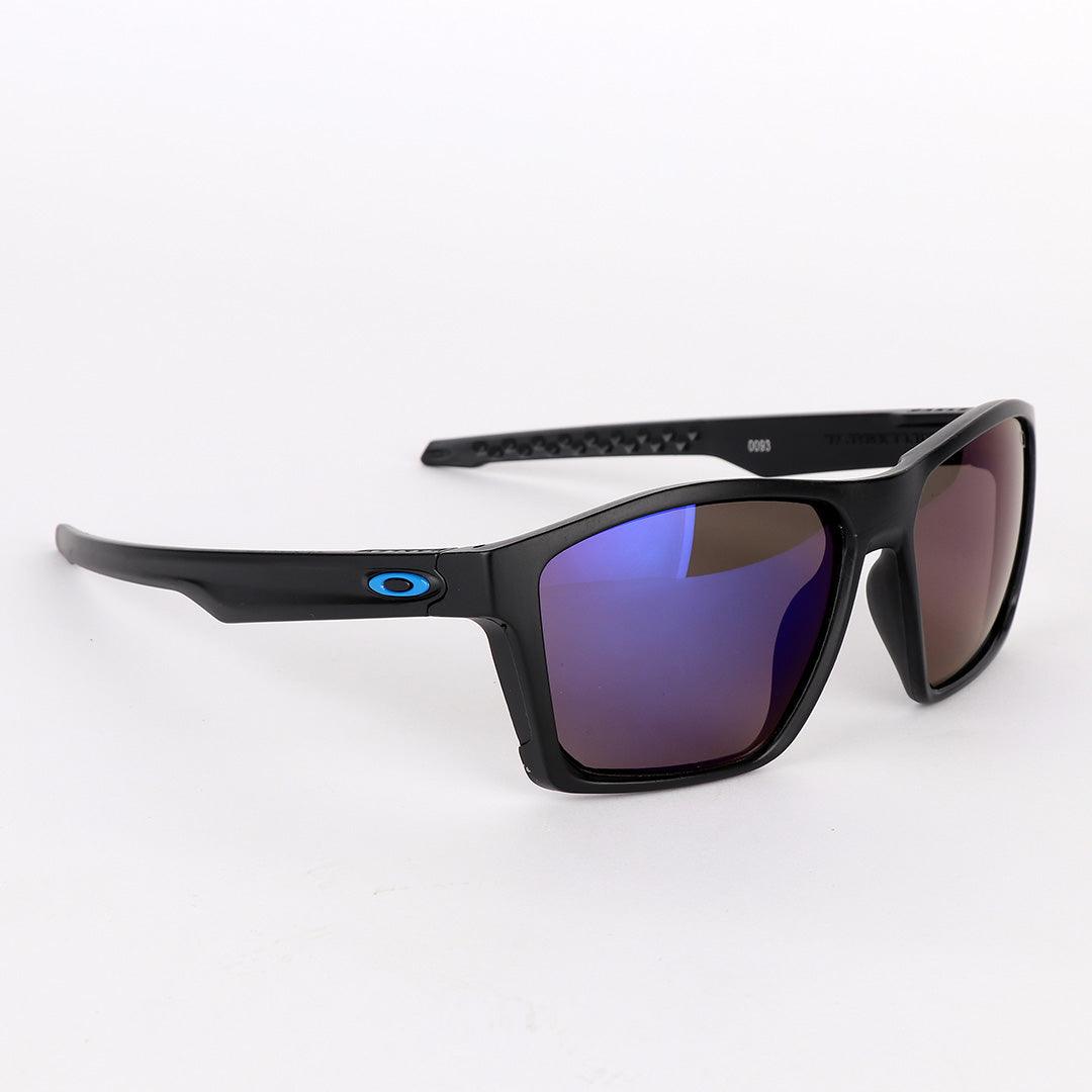 Oakley Luxury Black And Blue Lens Sunglasses - Obeezi.com