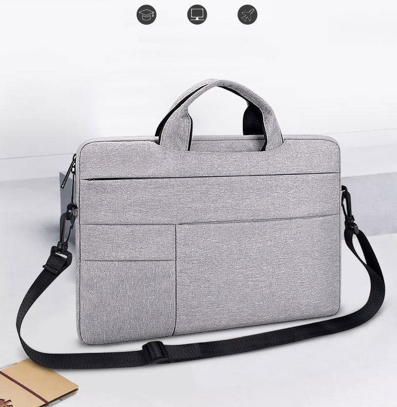 Office Travel 15.6 Inch Waterproof Custom Laptop Bag-Grey - Obeezi.com