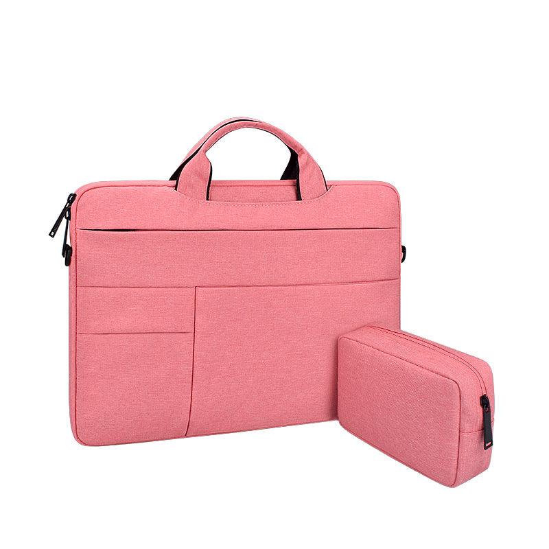 Office Travel 15.6 Inch Waterproof Custom Laptop Bag-Pink - Obeezi.com