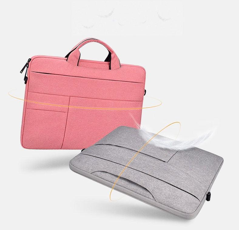 Office Travel 15.6 Inch Waterproof Custom Laptop Bag-Pink - Obeezi.com