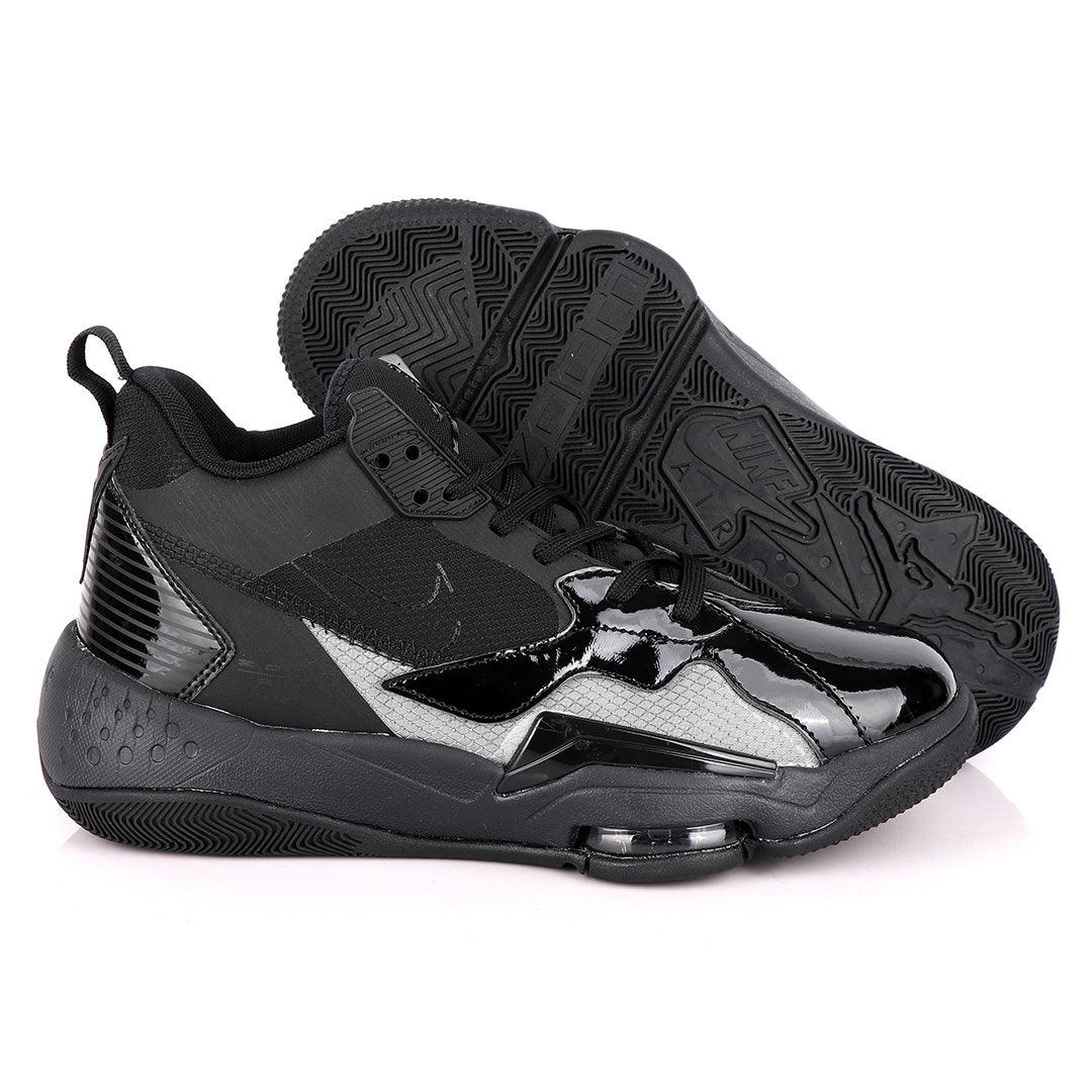 Original Air Jordan Zoom All Black Night Vader Sneakers - Obeezi.com