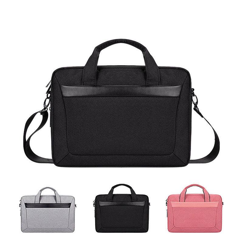 Oxford Men's Portable And Expandable Laptop Bag-Black - Obeezi.com