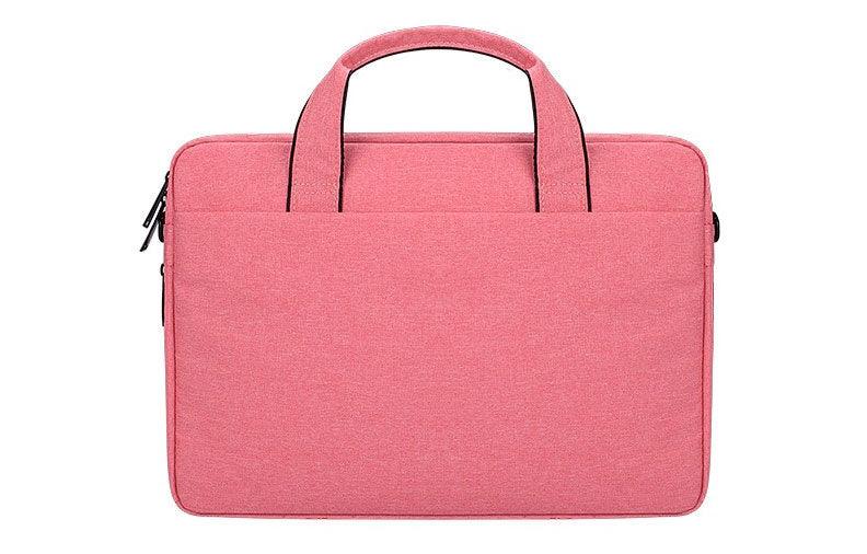 Oxford Men's Portable And Expandable Laptop Bag-Pink - Obeezi.com