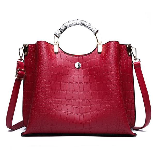 Paradise Imprint Women's bag- RED - Obeezi.com