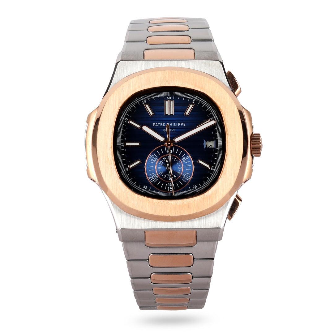 Patek Philippe Nautilus Stainless Steel and sapphire crystal back Watch - Obeezi.com