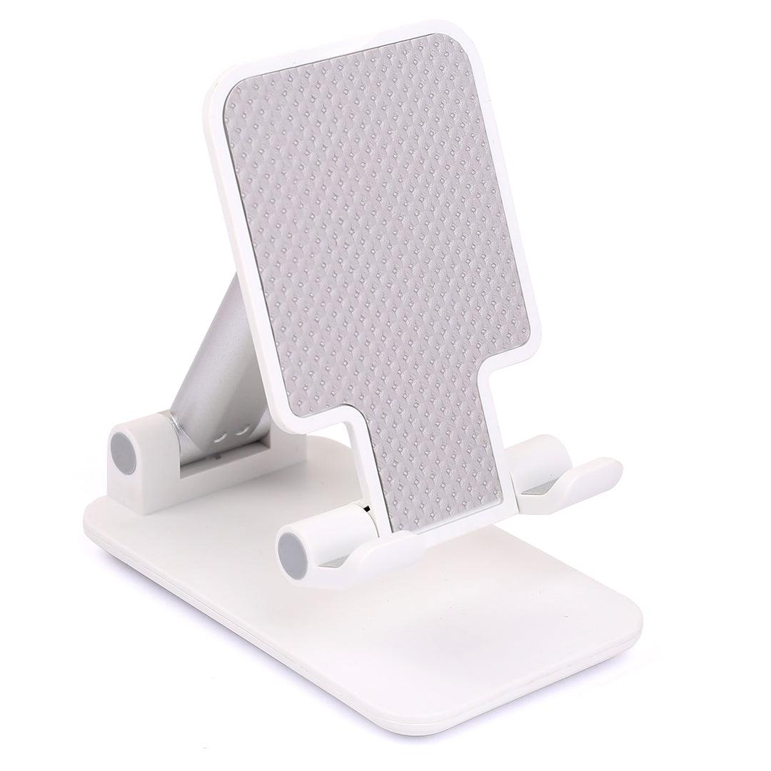 Phone Desktop Portable Stand Holder- White - Obeezi.com