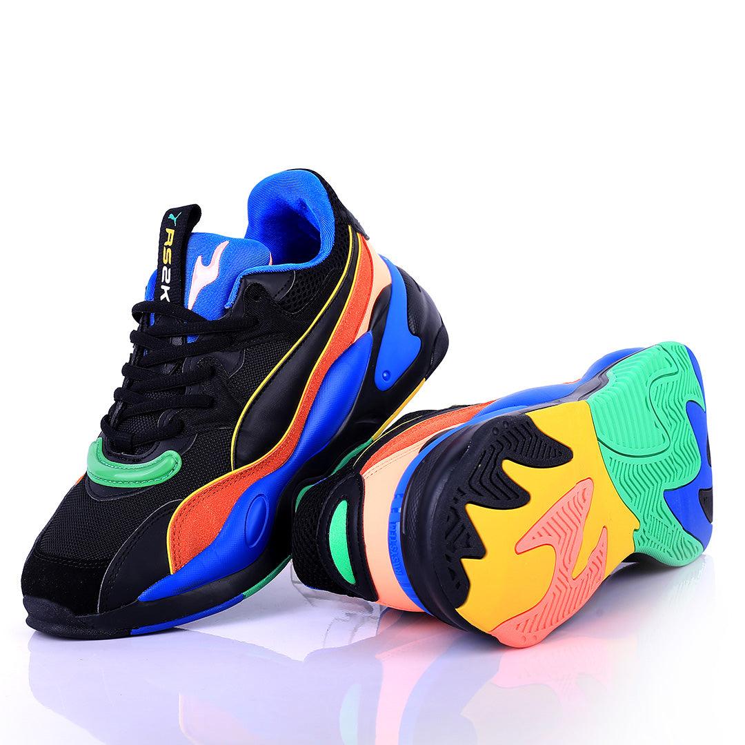 PM Future Rider Lace Up Multi Coloured Sneaker - Obeezi.com