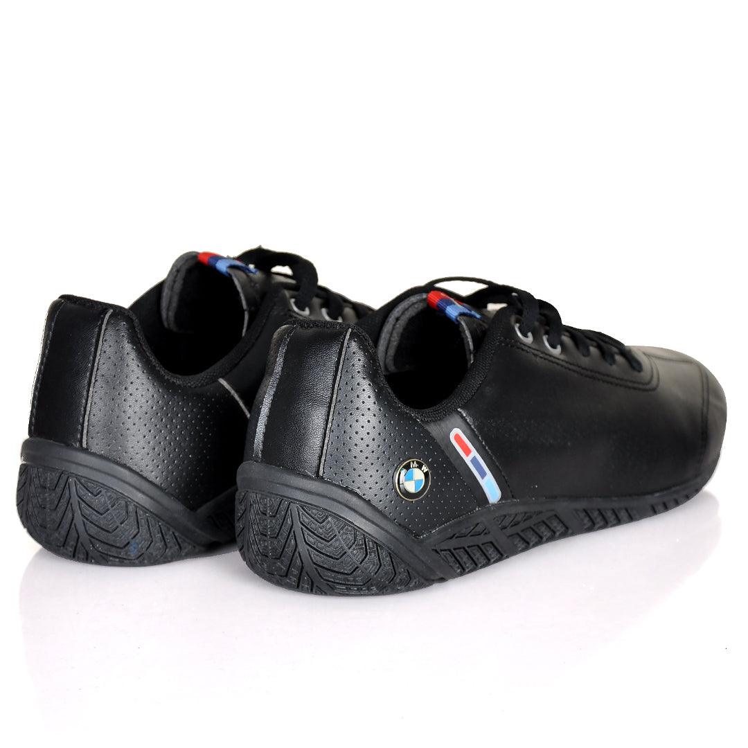 PM Motorsport Side BMW Logo Sneakers - Black - Obeezi.com