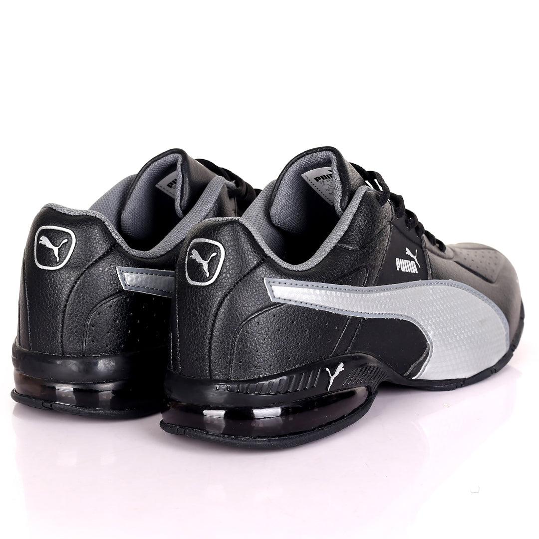 PM Perf Black White Low Sneakers Designed - - Obeezi.com