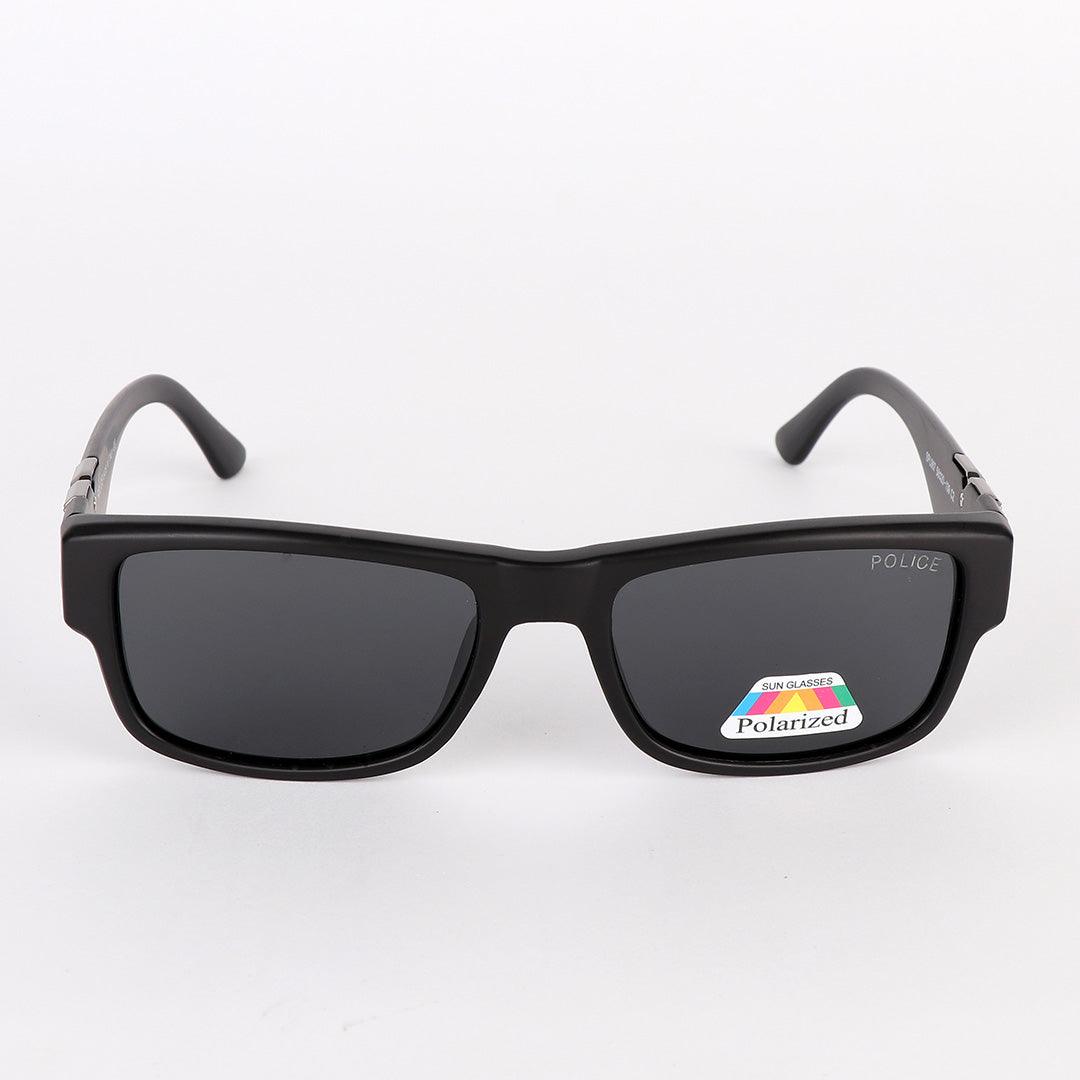 Police Polarized Silver Metal Black Sunglasses - Obeezi.com