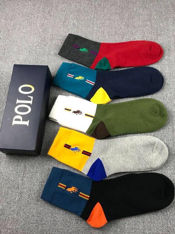 Polo Ralph Lauren Formal Multi Color Socks - Obeezi.com