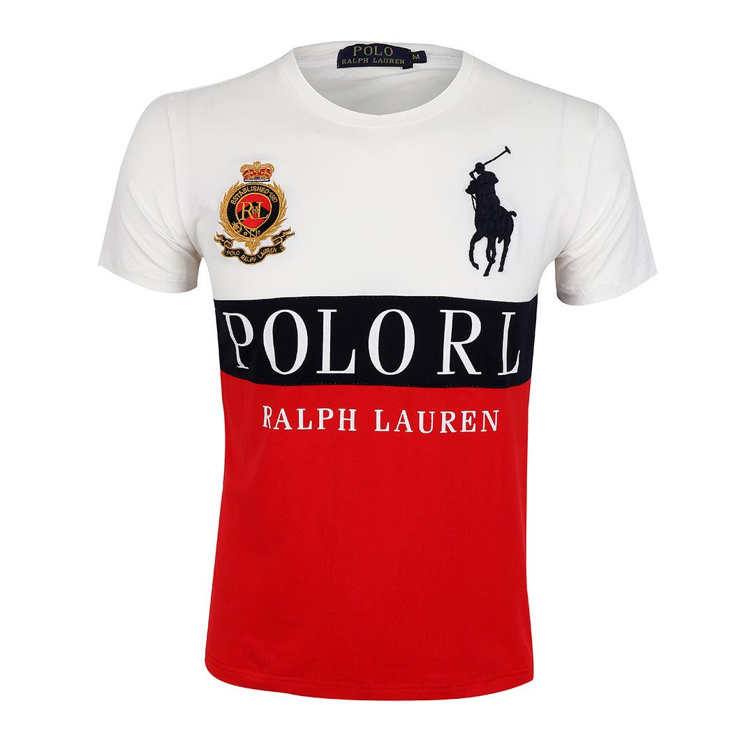 PRL Boldly Crested Dry-Fit Red T-shirt - Obeezi.com