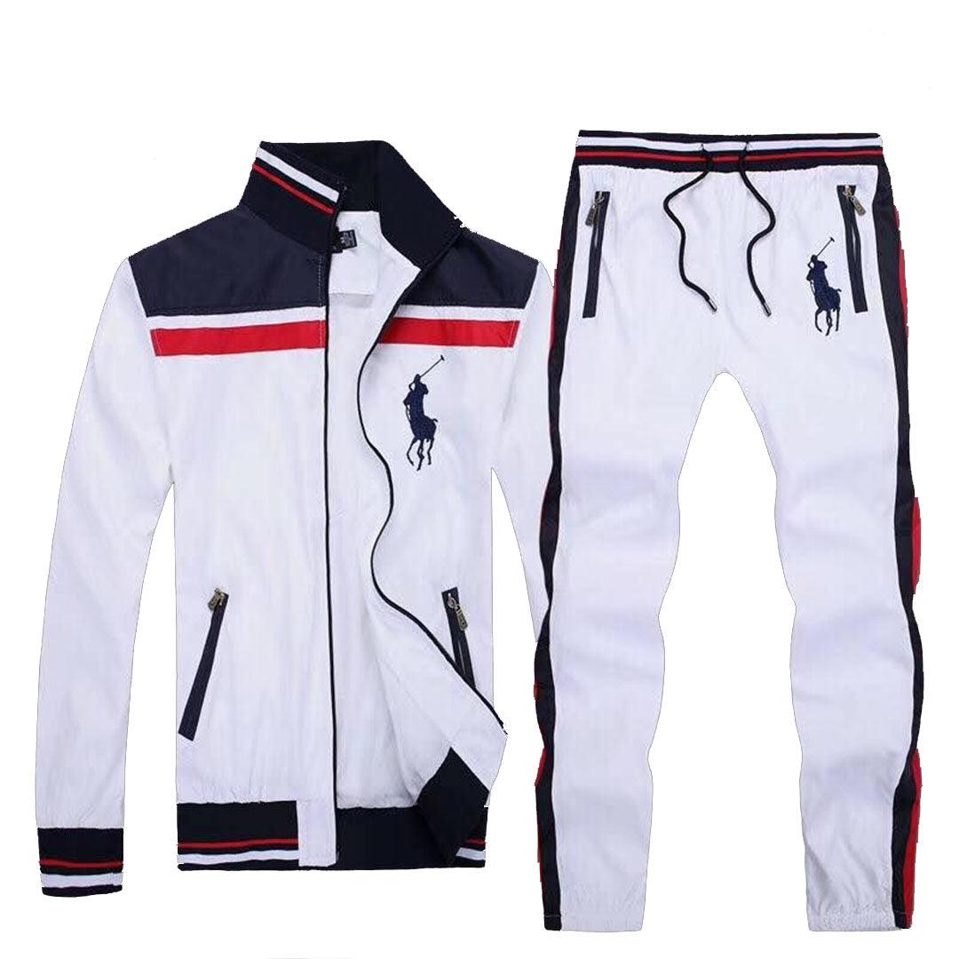 PRL Fashionable Big Pony Track Suit- Navy Blue and White - Obeezi.com