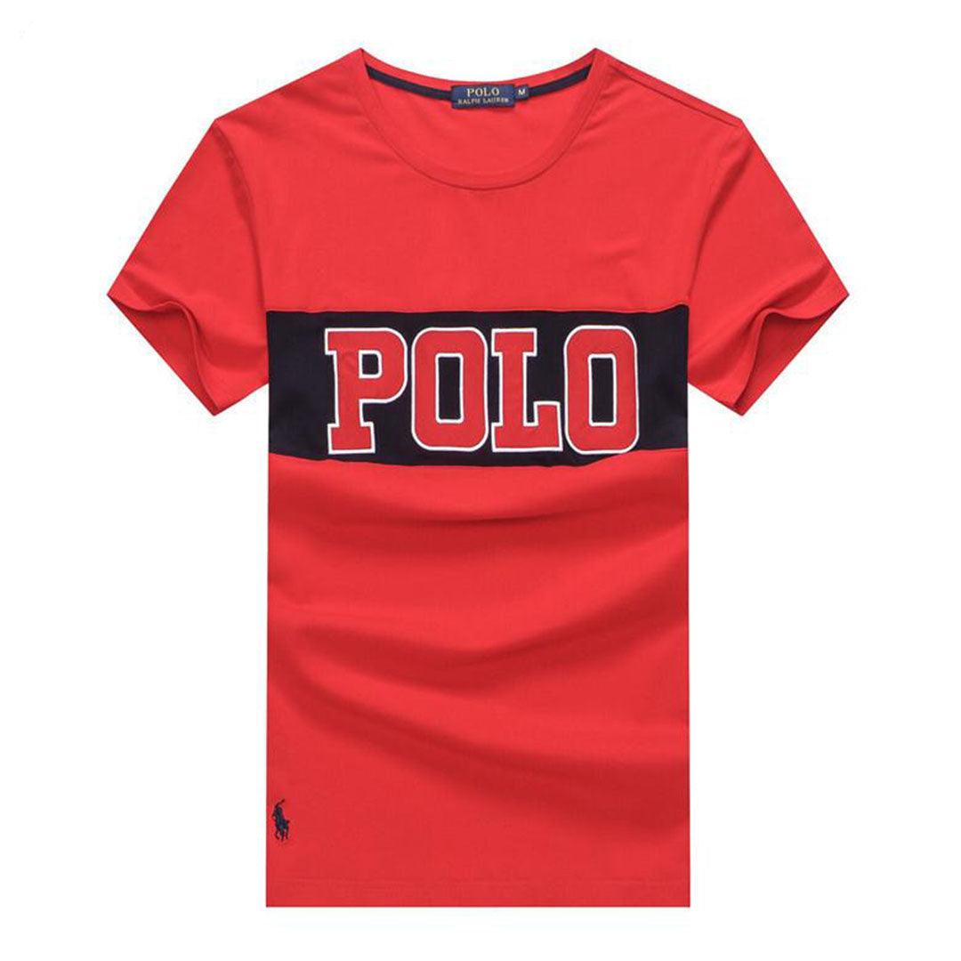 PRL Fashionable Cotton Red T-shirt - Obeezi.com