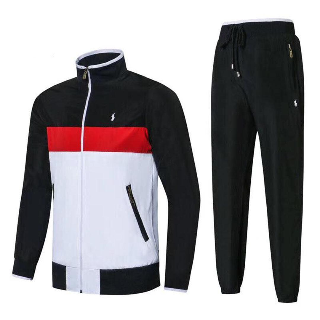 PRL Fashionable Small Pony Track Suit- Black and Red - Obeezi.com