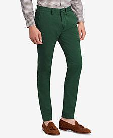 PRL Macy Green Men's Slim Fit Cotton Chino Pants. - Obeezi.com