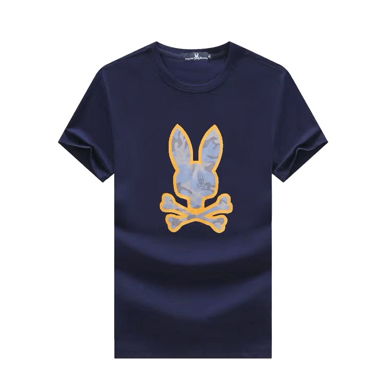 Psy Bunny Classic T-Shirt Hempstead Graphic Designed - Navy Blue - Obeezi.com