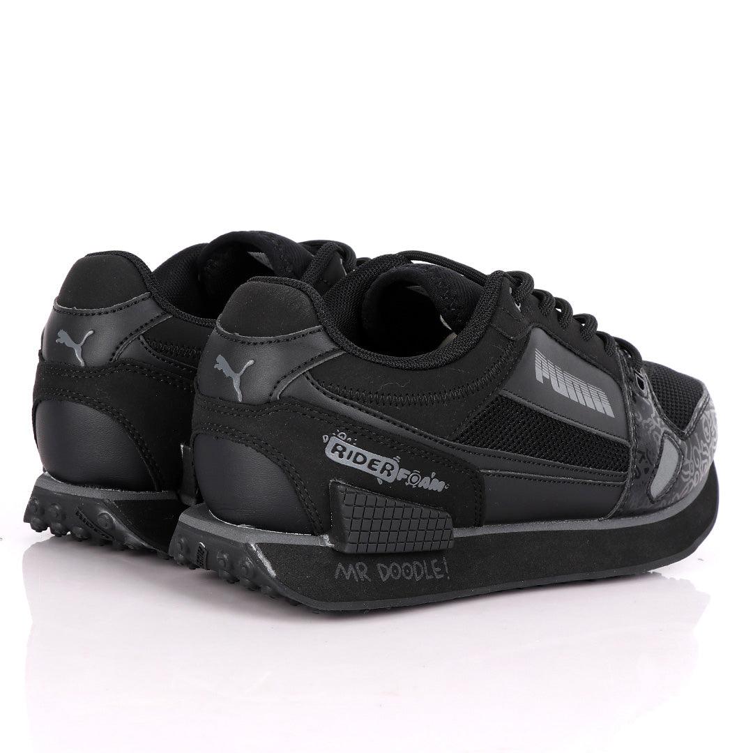 Puma Mr Doogle Rider Sneaker-Black - Obeezi.com