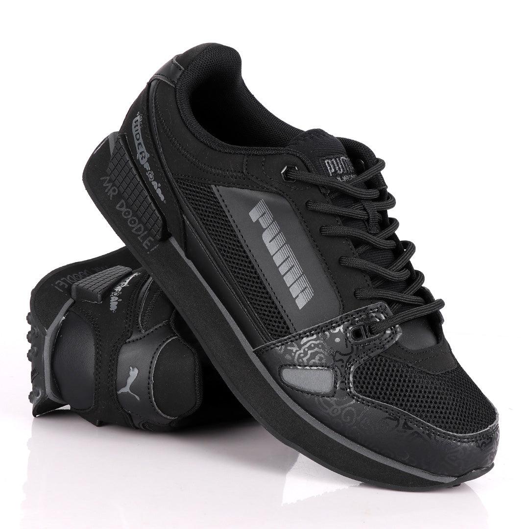 Puma Mr Doogle Rider Sneaker-Black - Obeezi.com